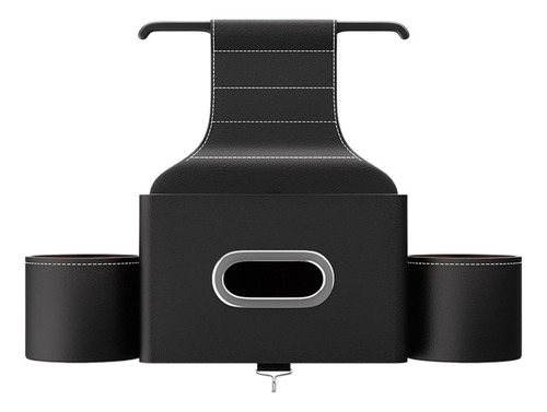 Contenedor De Almacenamiento Para Respaldo De Asiento, Negro