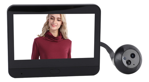 Cámara Digital Doorbell Miephole Viewer, Color De 4,3 Pulgad