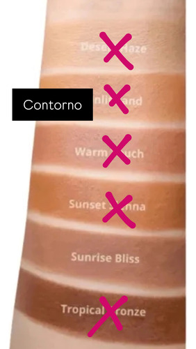 Kit Rostro Base Barra+ Contorno + Polvo Traslucido Ruby Rose