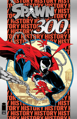 Spawn 300c El Histórico Número 300, De Todd Mcfarlane, Scott Snyder. Spawn, Vol. 1. Editorial Kamite, Tapa Pasta Blanda, Edición 1 En Inglés, 2024