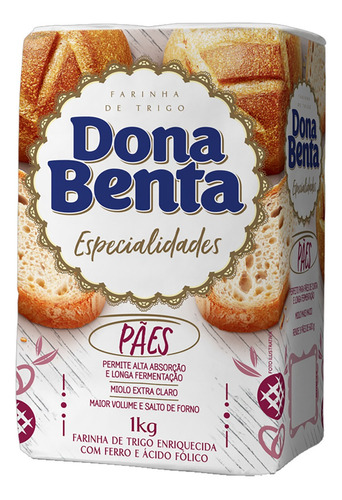 Farinha Dona Benta Especialidades  de trigo 1 kg