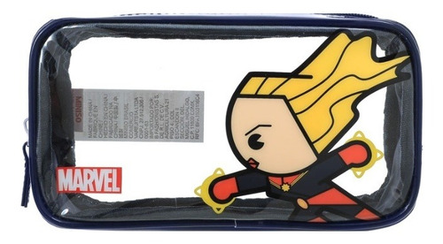 Imagem 1 de 3 de Necessaire Miniso Marvel - Capitã Marvel