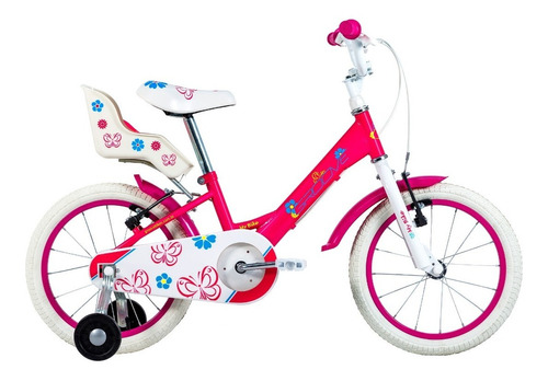Imagem 1 de 6 de Bicicleta Infantil Groove My Bike Aro 16 Rosa 4 A 8 Anos