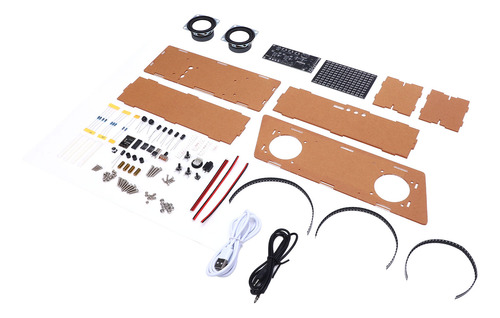 Kit De Altavoces Led Spectrum Rhythm Sound Fm Soldering Prac
