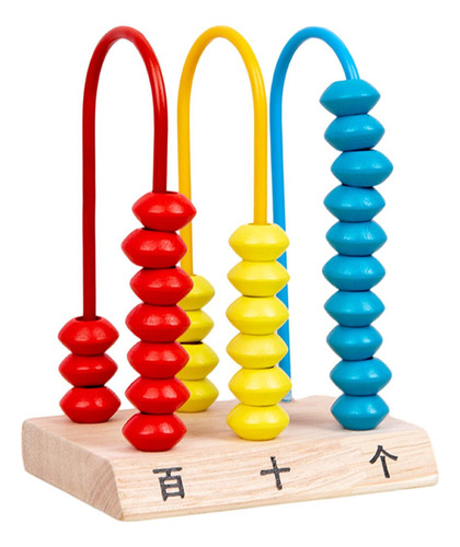 Juguete Montessori Abacus, Cuenta Matemáticas, Ábaco, Madera