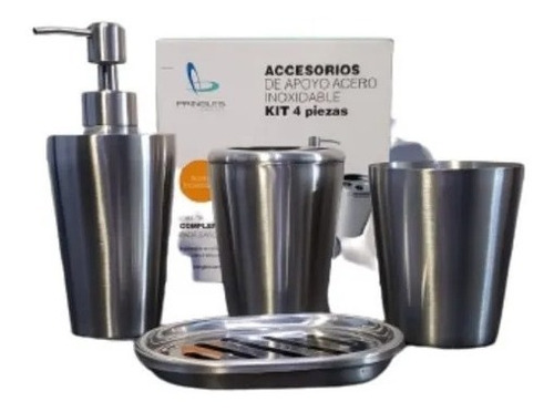 Accesorios De Apoyo Acero Inoxidable Kit 4 Piezas