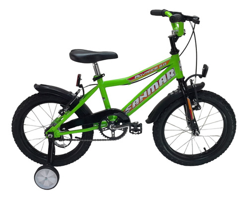 Bicicleta Rodado 16 Con Rueditas Disponible En 2 Colores 