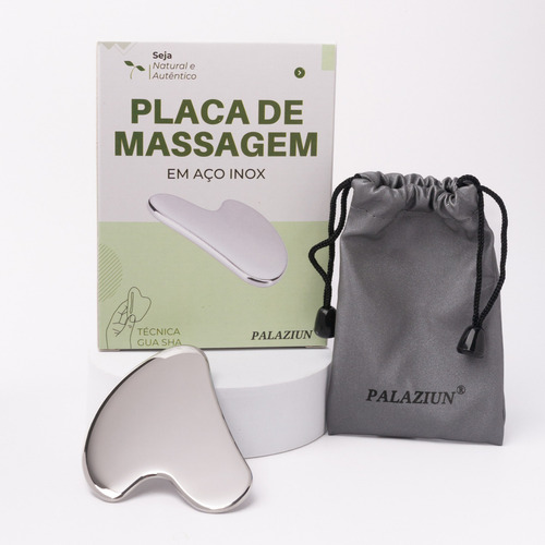 Placa De Massagem Guasha, Ferramenta De Raspagem De Aço Inox