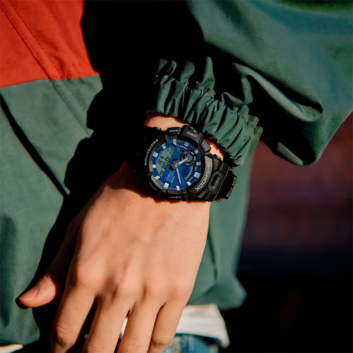 Reloj Hombre Casio Gba-900cb-1adr G-shock Correa Negro Bisel Negro Fondo Azul