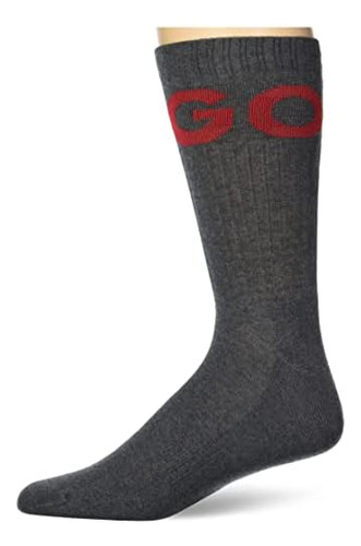 Hugo Pack De 2 Calcetines De Un Cuarto De Canalé Con Logo Ic