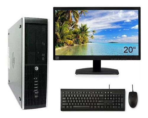 Computador Hp 6300 Core I5 3ªg 4gb Ssd 120gb Monitor 20