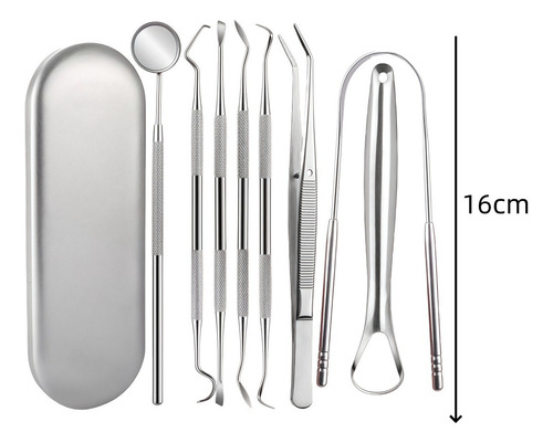 Kit De Limpieza Dental Removedor De Sarro De 8 Piezas R