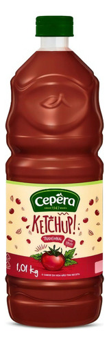 Molho Ketchup Tradicional Cepera Frasco 1,01kg