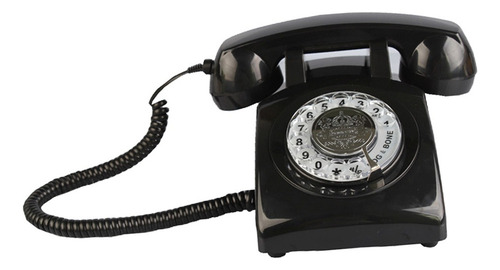 Aplicable 1 Teléfono Fijo De Negocio Oficina Estilo Retro