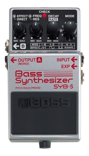 Pedal Boss Sintetizador De Bajo Bass Synthesizer Syb 5