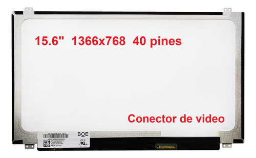 Pantalla Display Led 15.6 Slim B156xw04 V.7 40 Pines