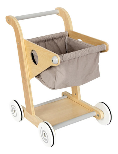 Mini Carrito De Compras De Madera Para Supermercado, Unisex,