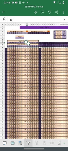 Imagem 1 de 1 de Planilha Da Lotofácil