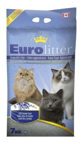 Piedritas Sanitaria Gato Aglutinante Litera Euro Litter 7kg