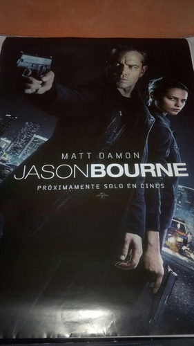 Poster Original De Cine/ Jason Bourne/ Matt Damon/