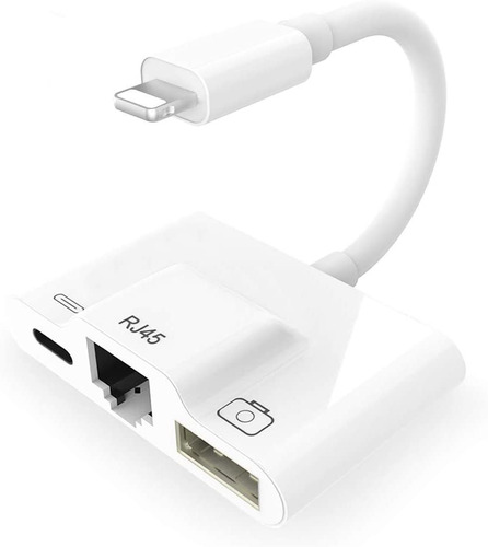 Uwecan Rj45 Ethernet Lan Cable Adaptador Para iPhone Y Mas