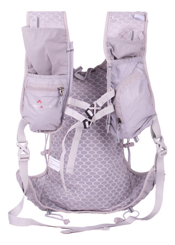 Chaleco Hidratación Running Trail Aconcagua Outdoors Talle L Color Gris Diseño De La Tela Liso