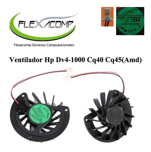 Ventilador Hp Dv4-1000 Cq40 Cq45(amd)