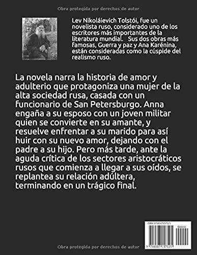 Anna Karenina - Tolstoi, Leon, De Tolstoi, Leon. Editorial Independently Published En Español