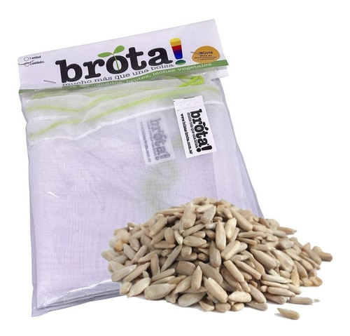 Kit Elaboracion Leche Vegetal Bolsa Brota + Semillas Girasol