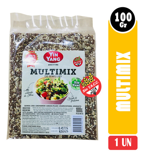 Multimix De Semillas Yin Yang 100 G
