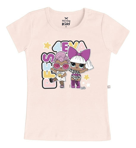 Kit 2 Blusas Estampadas Infantil Menina Lol Hering Kids - 12