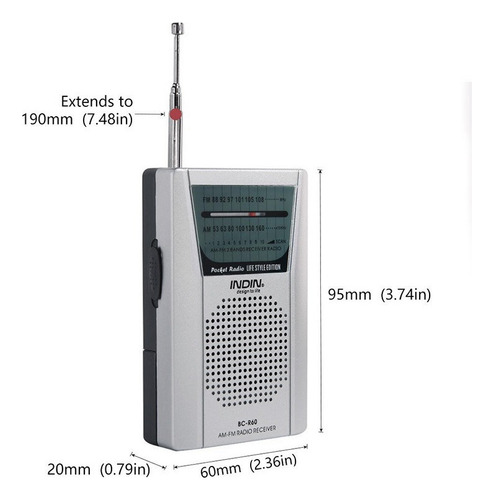 . Rádio Paranormal Fm Spirit Box Tune Bc-r60 Am
