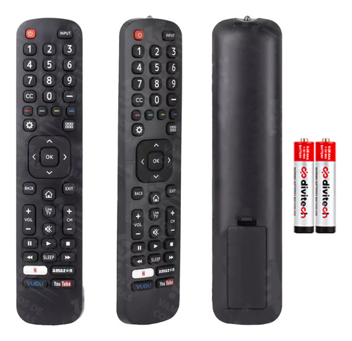 Control Compatible Con Tv Hisense En2b27 Netflix Youtube