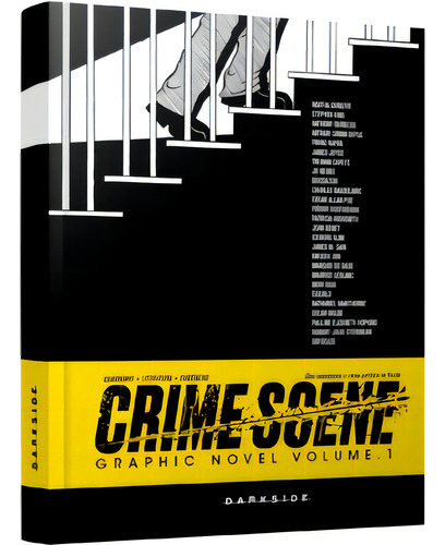 Crime Scene Graphic Novel Vol. 1, de Kick Russ. Editora Darkside Books, capa dura em português, 2023