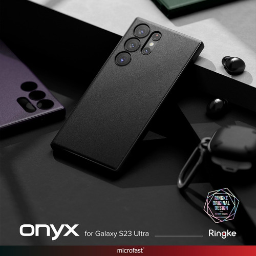Imagen 5 de 10 de Funda Ringke Para Samsung S23 Ultra Onyx Black Anti Impacto