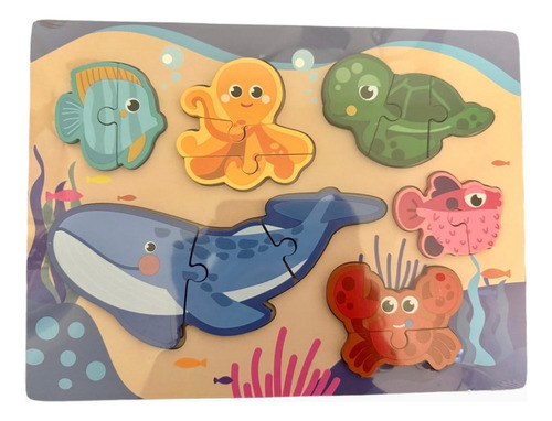 Puzzle Progresivo Infantil Madera