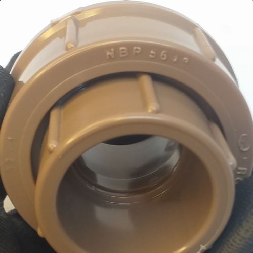 União Soldável 32mm (1 Polegada) Marrom Krona