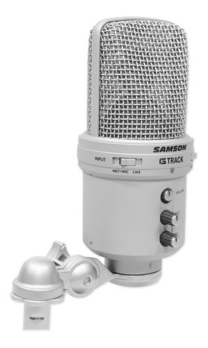 Micrófono Samson G Track Color Gris