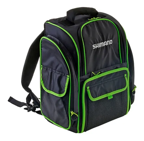 Bolso Mochila De Pesca Shimano Backpack Boxes Con 4 Cajas