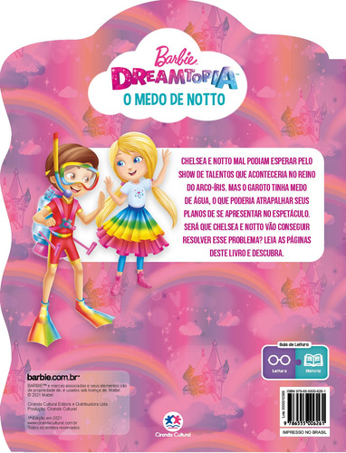 Barbie - O medo de Notto, de Ciranda Cultural. Editorial Ciranda Cultural Editora E Distribuidora Ltda. em português, 2021
