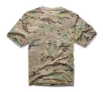 Comprar Remera Tactica Camuflada Multicam Ejer Manga Corta Algod Uca