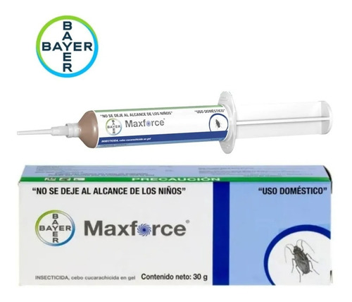 Imagen 2 de 5 de Maxforce Gel Mata Cucarachas Jeringa 30g Bayer