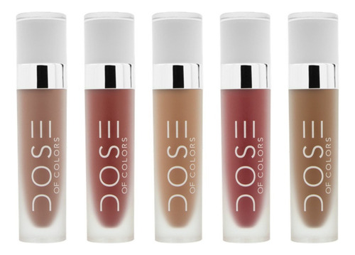 Labial Dose of Colors Liquid Matte Lipstick color bow tiful
