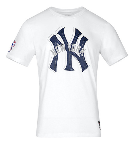 T-shirt Caballero Yankees Fexpro Mlbts524112 Text Bco