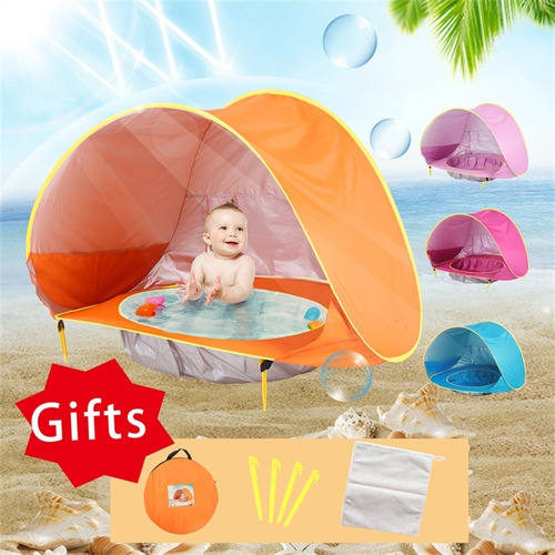 2023- Carpa De Playa De Juguete Para Bebés Con Piscina
