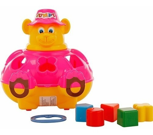 Ursinho Didático Peças Para Encaixar Urso Jumpy Calesita 702