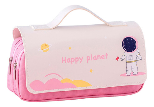 Estuche Para Lápices, Bolsa De Papelería Ligera Para Rosa