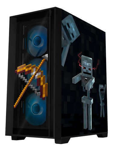 Xtreme Pc Gaming Amd Radeon Rx 7600 Ryzen 7 5700g 32gb Ssd 1tb Sistema Liquido Wifi Minecraft Skeleton