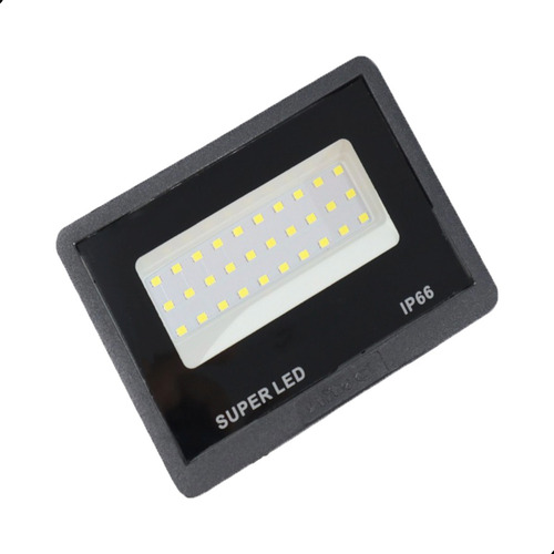 Kit 5 Refletor Led 50w 6500k Holofote Prova D Água Ip66