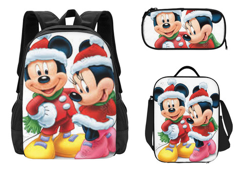 Set De Tres Piezas De Dibujos Animados De Mickey Micky Mouse